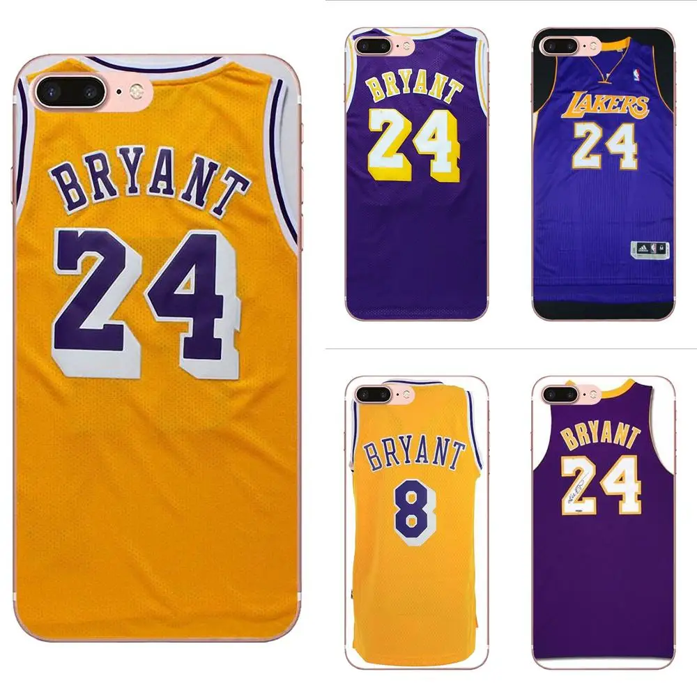 

Back Phone Case Lakers Bryant Jersey For Apple iPhone X XS Max XR 4 4S 5 5C 5S SE 6 6S 7 8 Plus
