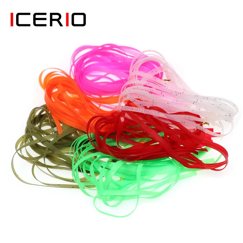 

ICERIO 20pcs Kiley's Scud Caddis Pupa Nymph Skin Fly Tying Materials Can Stretched Latex Wingcases and Shell Backs Material