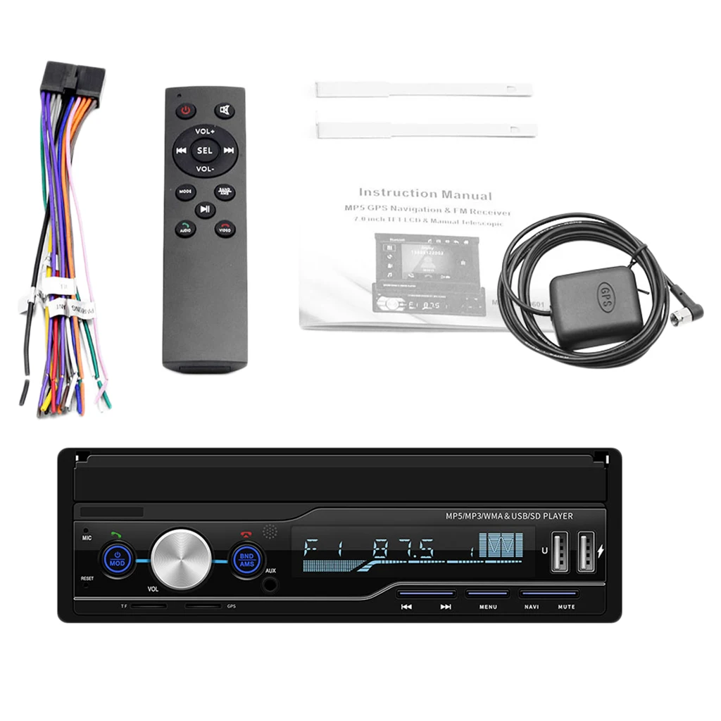 7 ''автомобиль 2 Din MP5 плеер Bluetooth стерео радио FM с сенсорным экраном T100