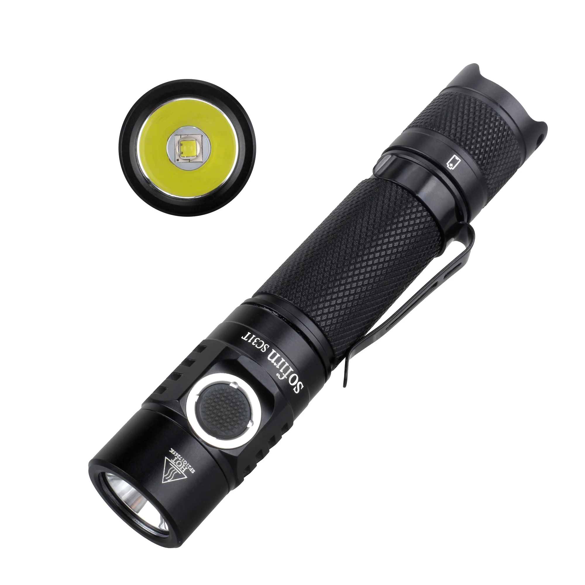Светодиодный фонарик Sofirn SC31T SST40 18650 лм перезаряжаемые фонарики мощный USB C уличный