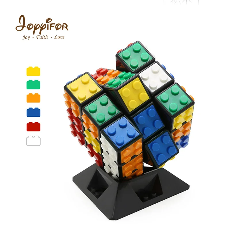 

High Quality Puzzles Magic Cubes 3x3x3 Building Blocks Rubiked Cube Children Educational Decompression Toys Beginner Games