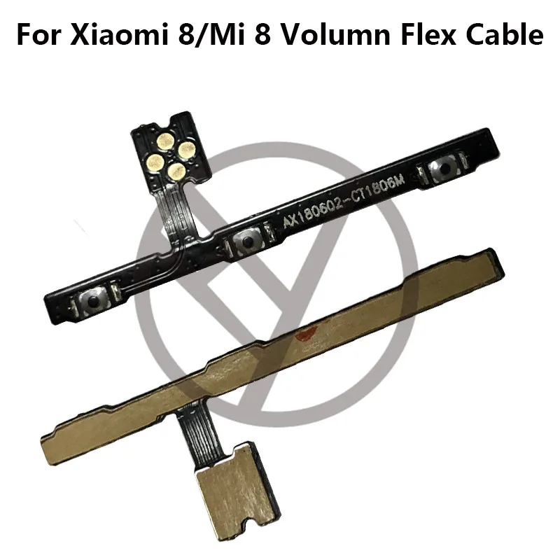 

For Xiaomi Xiomi 8 mi8 mi 8 power on off volumn side button flex cable
