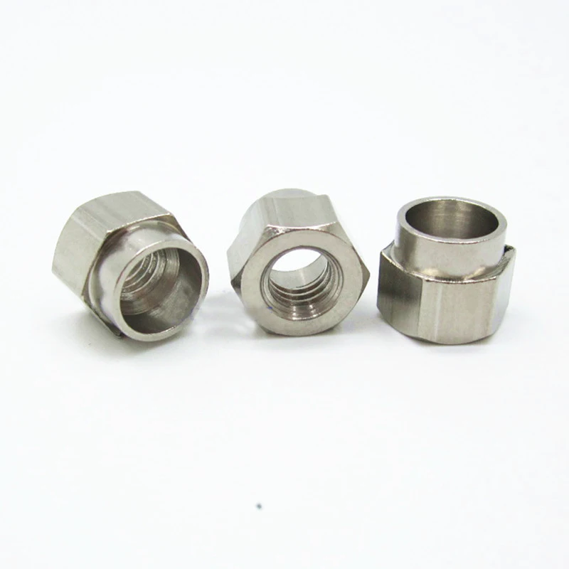 10pcs M6 hexagon press rivets nuts outer hex steps flanging stainless