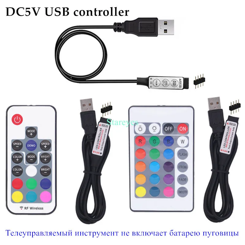 Светодиодная лента RGB SMD 5050 DC5V 30 светодиодов/м гибкая Водонепроницаемая IP20 IP65 1 м 2 3