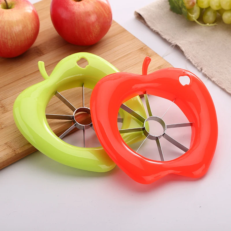 สแตนเลส Apple Cutter ผลไม้ Divider ตัดผลไม้ Gadgets ครัวแอปเปิ้ลผลไม้เครื่องมือ 1
