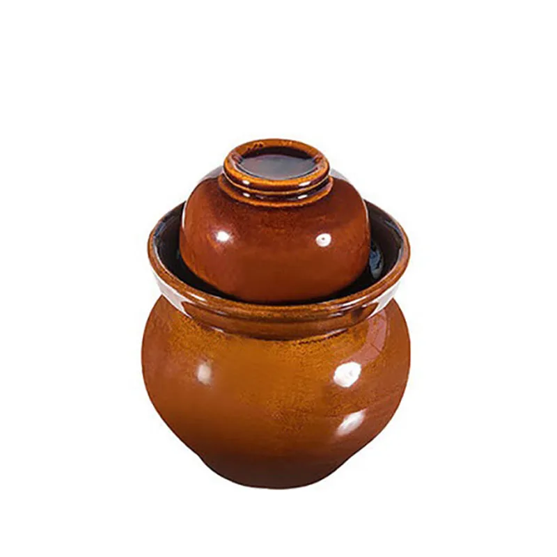 Creative Ceramic Small Pickle Jars Night Stains Pickled Sauerkraut Radish Chili Container Pickles Jar Kimchi Pot Storage Bottles