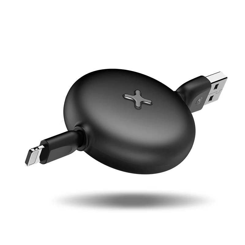 Cafele 100 см usb зарядный кабель для iPhone 11X7 8 plus XS XR XS MAX зарядный кабель для iPhone 11 XR 6 plus 5 USB кабель - Цвет: Черный