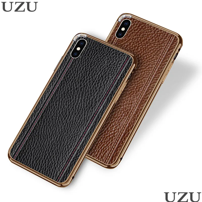 Чехол из натуральной кожи личи для iphone 6, 6 S, 7, 8 Plus, X, XR, металлическая рамка, гибридный винтажный однотонный чехол для iphone 11 Pro, XS, Max, etui