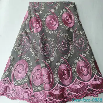 

Hot Sale African Lace Fabric High Quality Swiss Voile Lace In Switzerland High Quality African Lace Fabric For Party Dress 04