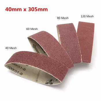

40x305mm 40/60/80/120 Grit Aluminium Oxide Sanding Belts Zirconia Abrasive Tools