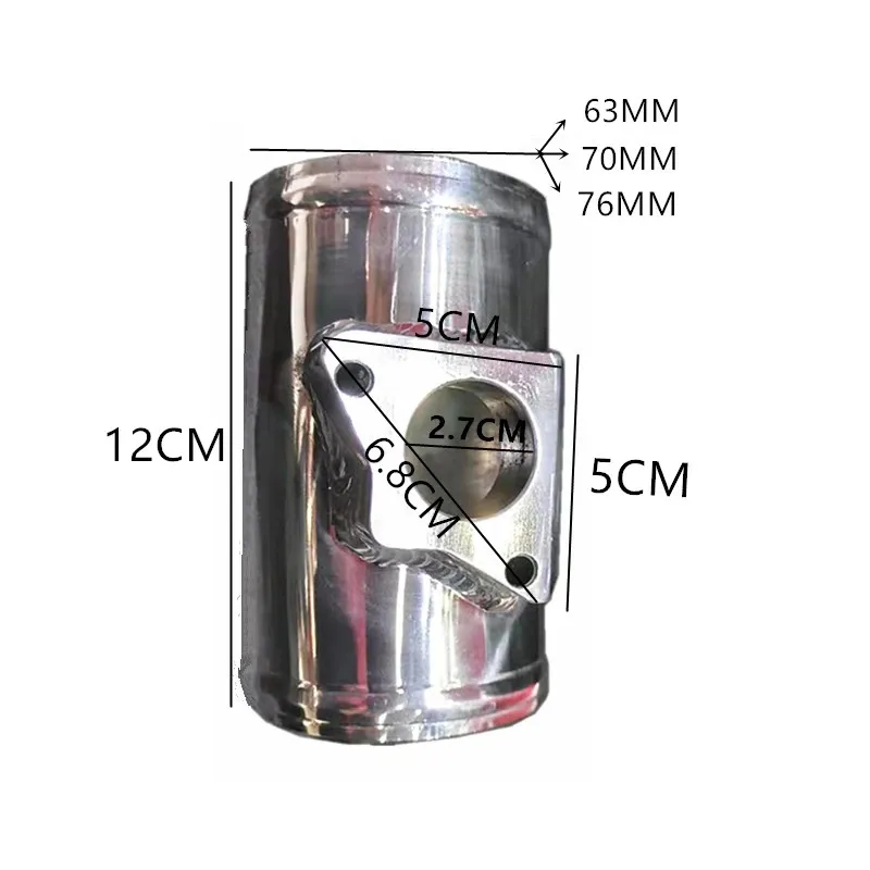 고품질 자동차 공기 유량 센서 마운트 어댑터 Toyota Mazda Subaru SUZUKl 공기 유량계 기본 도구 용 63/70/76mm MAF 미터