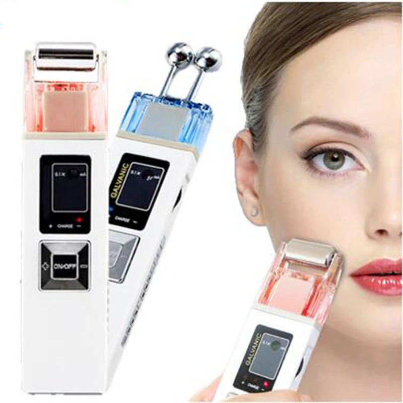 

Microcurrent Facial Massage Lift Tool Iontophoresis Skin Anti aging Machine Iontophoresis SPA Salon Wrinkle Whitening Skin Care