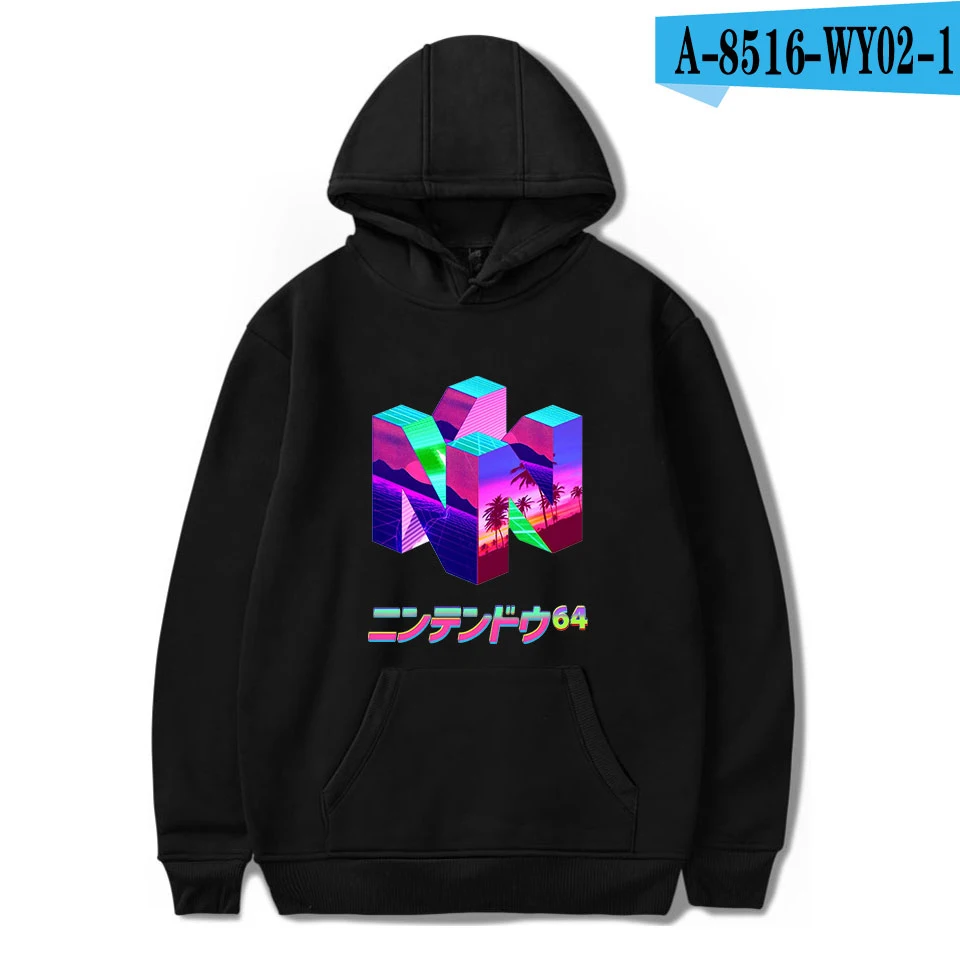 black Эстетика Vaporwave, толстовки для мужчин и женщин, осенние толстовки, Harajuku, толстовка с принтом, модные мужские толстовки, японские толстовки Vaporwave - Цвет: black