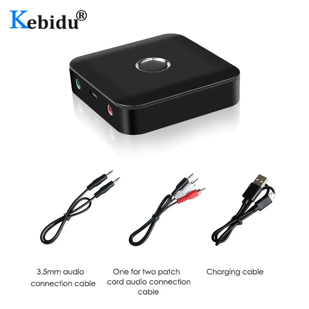 2-в-1 Bluetooth приемник передатчик V4.2 Беспроводной аудио приемник для стерео музыка Поддержка подключения 2 динамика наушники