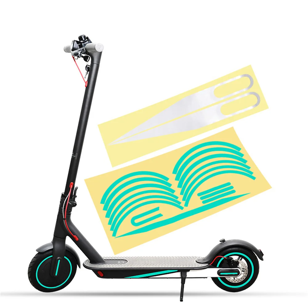 

Body Warning Stickers For Xiaomi M365 Pro 1s Pro 2 Electric Scooter Reflective Sticker Cover Set Waterproof Hoverboard Accessory