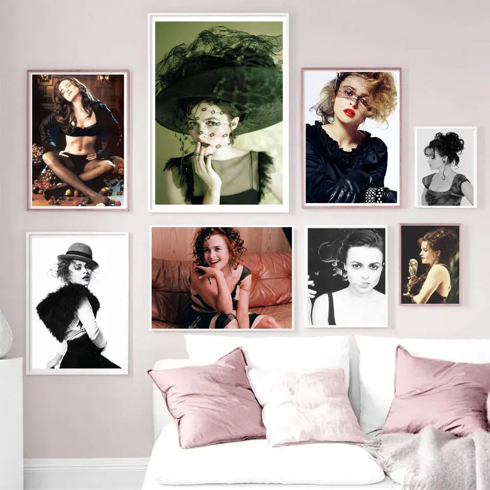 5D DIY diamond Embroidery Helena Bonham Carter poster film star actress drawing Mosaic cross stitch home decor g | Дом и сад