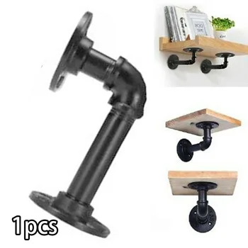 

Bracket Wall Shelves Bedroom Balcony Offices Home 2Pcs Black Retro style