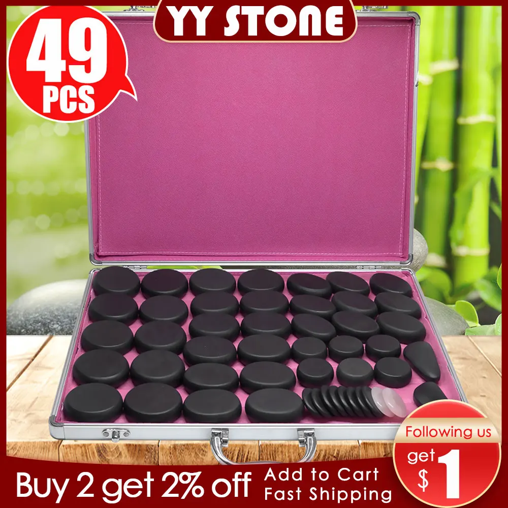 Tontin Hot Stone Massage Set Riscaldatore Box Lava Basalto Massage Stone Massager Pietre Rotonde Strumento Per L'Assistenza Sanitaria Con Riscaldatore