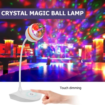 

3 LED RGB Rotating Disco Ball KTV DJ Party Lights Projection Lamp Stage Lighting DJ projector Machine Party Decoration