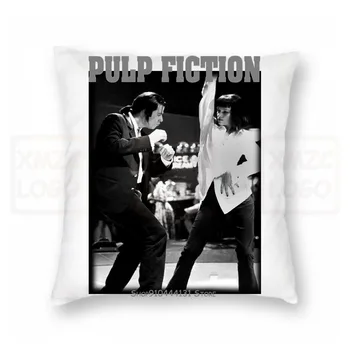 

Mens Pulp Fiction Dancing Crew Neck Pillow case Retro Movies Women Men