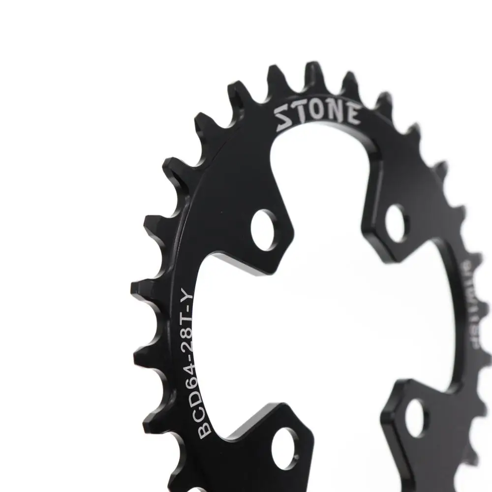 Каменная цепь 64BCD Круглая для Shimano XT M780 M785 M782 M960 22t 24t 26t 28T зуб MTB велосипед 64 BCD Звездочка зубная пластина