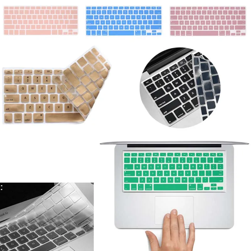 Skins For Apple Macbook Air 13 A2337 A1932 A2179 Touch ID-US Layout Soft Silicone Laptop Keyboard Protective Cover xskn black arabic language silicone keyboard cover for new macbook air 13 with touch id a1932 2018 soft touch slim cover