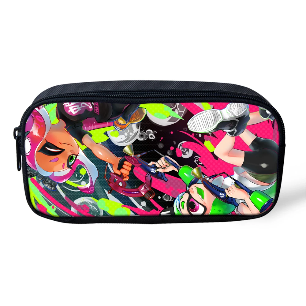 CDGX1175K Игра Splatoon 2 студентов школьный рюкзак, набор/3 шт. для мальчиков и девочек мультфильм красочный книжный мешок детский блокнот сумка рюкзак Прямая поставка - Цвет: CDGX1175K