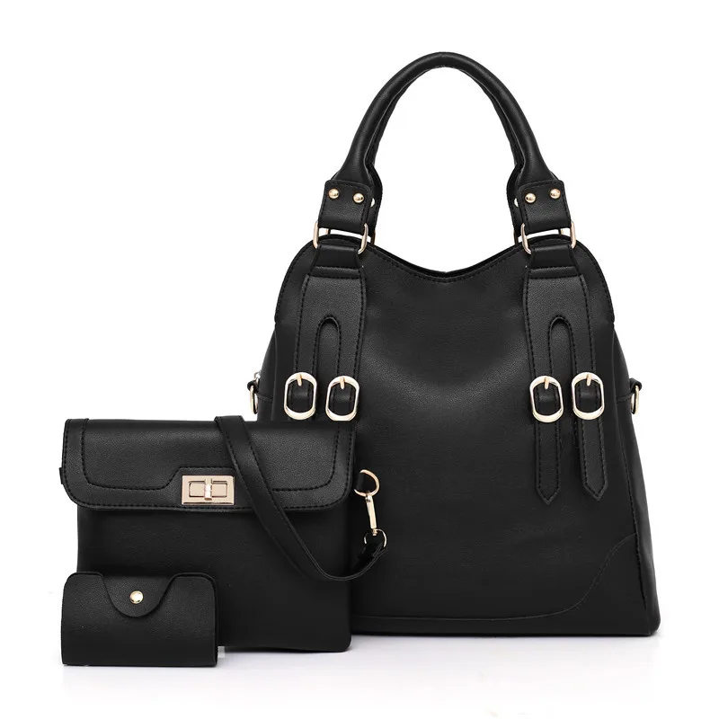 

Fashion Versatile 2018 Spring Summer New Style Handbag Crossbody Bag Leisure Bag Three-piece Set