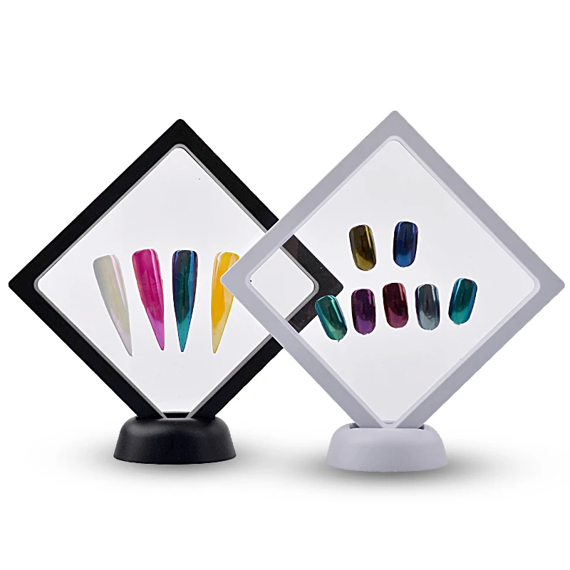 Fashion Plastic Nail Swatch for Tips Display Tools 1Pcs Palette for Nails Art 2021 Nail Display Stand Accessories