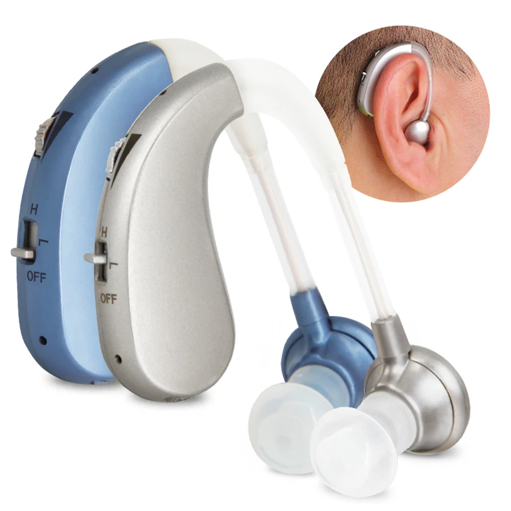 

Rechargeable Mini Digital Hearing Aid Sound Amplifiers Wireless Ear Aids for Elderly Moderate to Severe Loss Drop Shipping