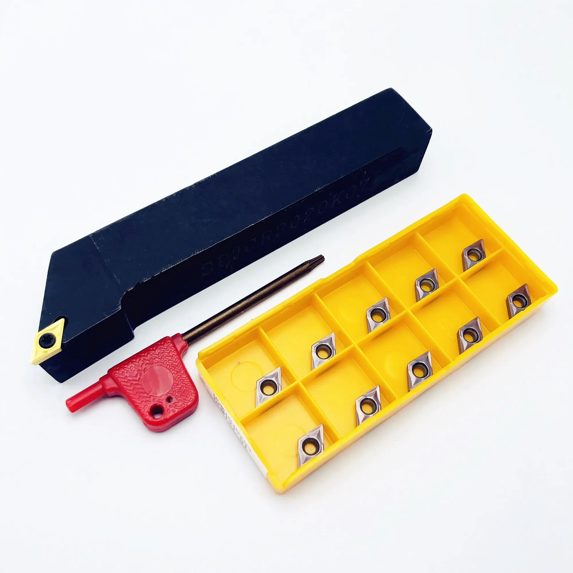 

1PCS External tool holder SDJCR1010H07 SDJCR1212H07 SDJCR1616H07 SDJCR2020M07 CNC tools holder for DCMT070204/08 cutting tool