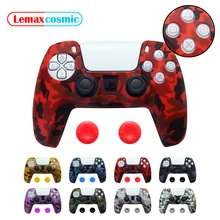 

Waterproof Housing Camouflage Case Cover Gamepad Non-slip Shell Thumb Joystick Grip Cap Thumbstick For Sony Playstation 5 PS5