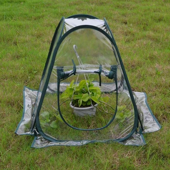 

Greenhouse Plants Small Overwintering Tents Protective Cover Transparent Flower Shed Greenhouse Plant Winter Foldable PVC