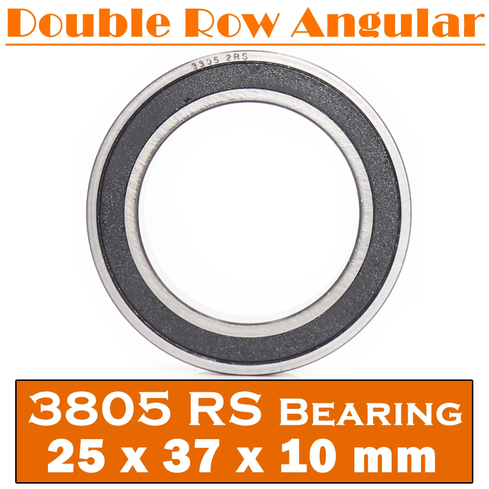 

3805-2RS подшипник 25*37*10 мм (1 шт.) 3805 2RS двухрядные герметичные 3805 RS Угловые контактные шариковые подшипники