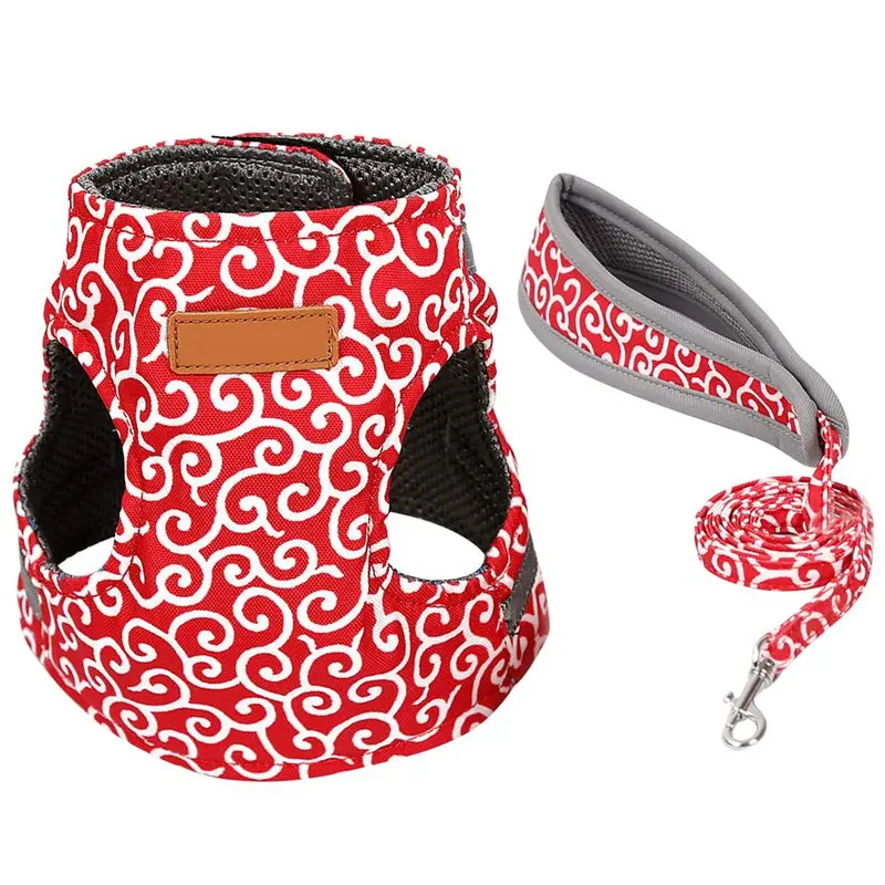 Japanese Style Harness Small Dog Harness and Leash Set Pet Cat Vest for Outdoor Walking Pug Bulldog Cat arnes perro|Harnesses| - AliExpress