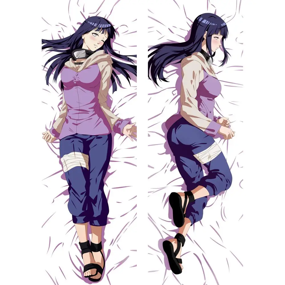 Аниме Наруто Waifu Хината Подушка Чехол дакимакура с аниме японские отаку