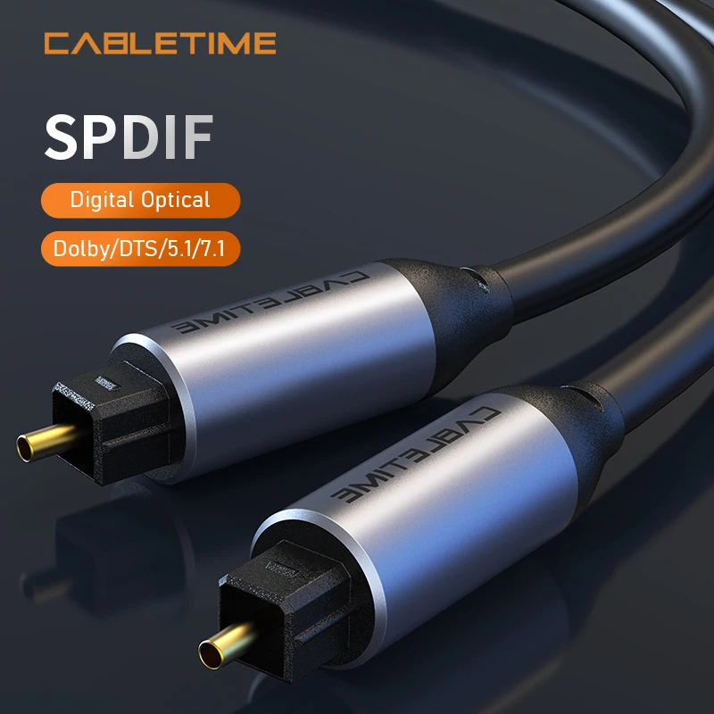 CABLETIME Digital Optical Cable Toslink 