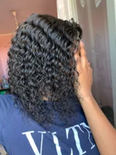 Cranberry-peluca con cierre de encaje 4x4 para mujer, cabello Remy brasileño de ondas profundas, pelucas de cabello humano con encaje frontal 13x4, línea de cabello prearrancado