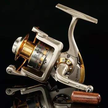 

Metal Head Fishing Reel Balanced Shell Cold Forged Aluminium Wire Cup Spinning Wheel Reel