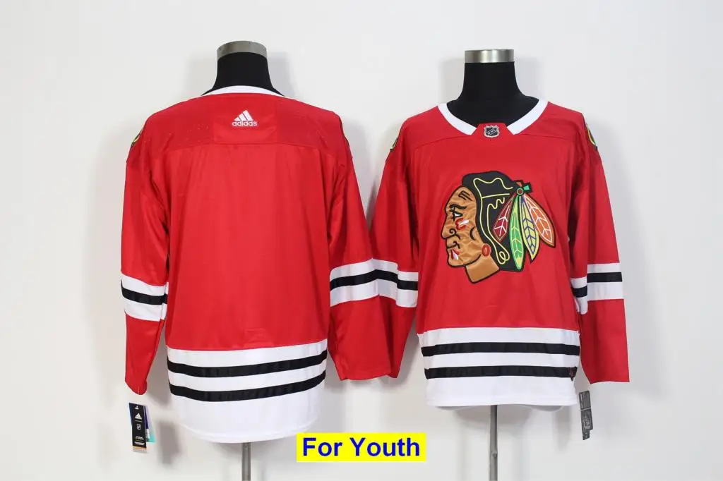 Новые Детские Молодежные Майки Chicago atrick Kane Jonathan Toews Duncan Keith Corey Crawford - Цвет: Синий