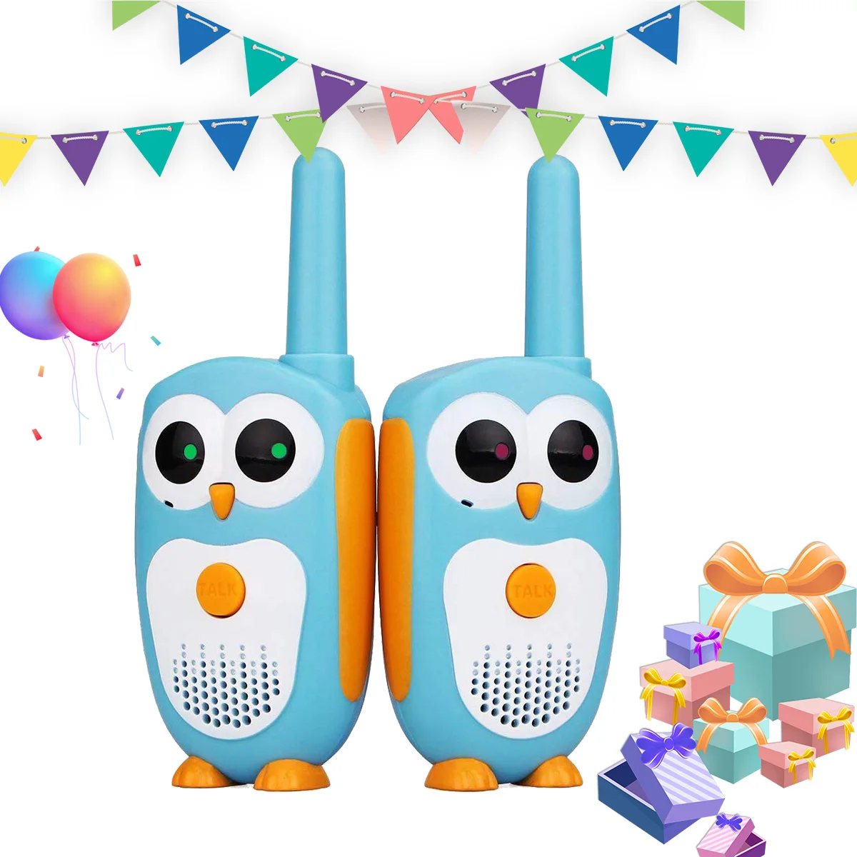 Детская рация Retevis RT30 2 шт. с рисунком совы дизайн детское радио 0 5 Вт Walky Talky