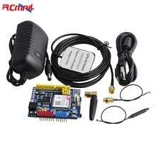 

RCmall Quad-band SIM808 Bluetooth-compatible GSM GPRS GPS Shield for Arduino Onboard CP2102 Sim808 GSM/GPS/BT Module