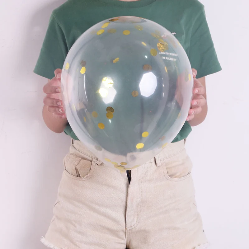 

5pcs/pack 12inch Balloons Birthday Party Decorations Kids Latex Balloons Birthday Decoration Foil Confetti Ballon Party Decor