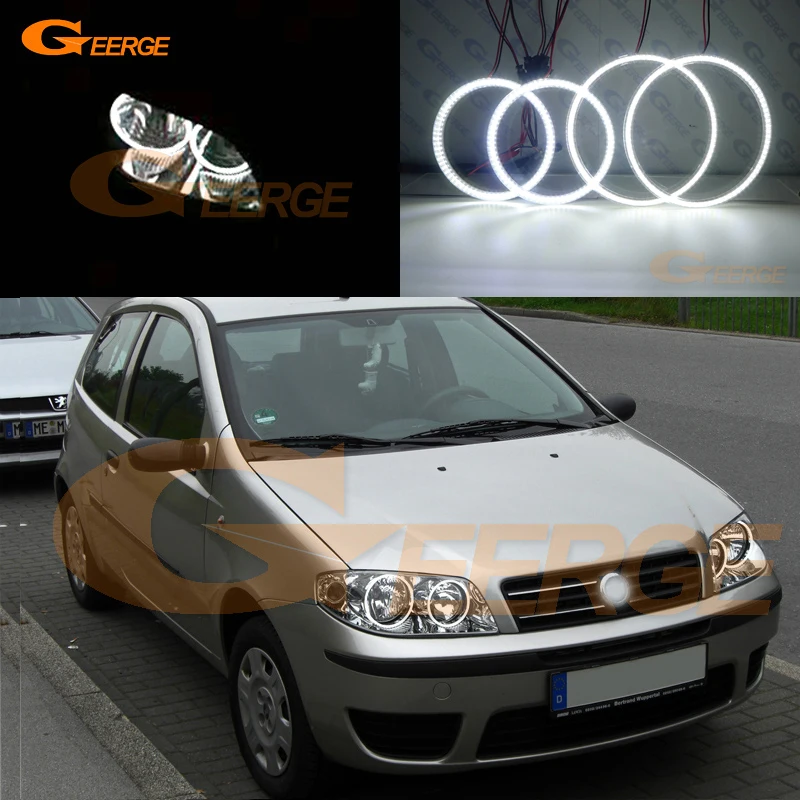 

For Zastava 10 2006 2007 2008 headlight Excellent Ultra bright illumination smd led Angel Eyes Halo Ring kit