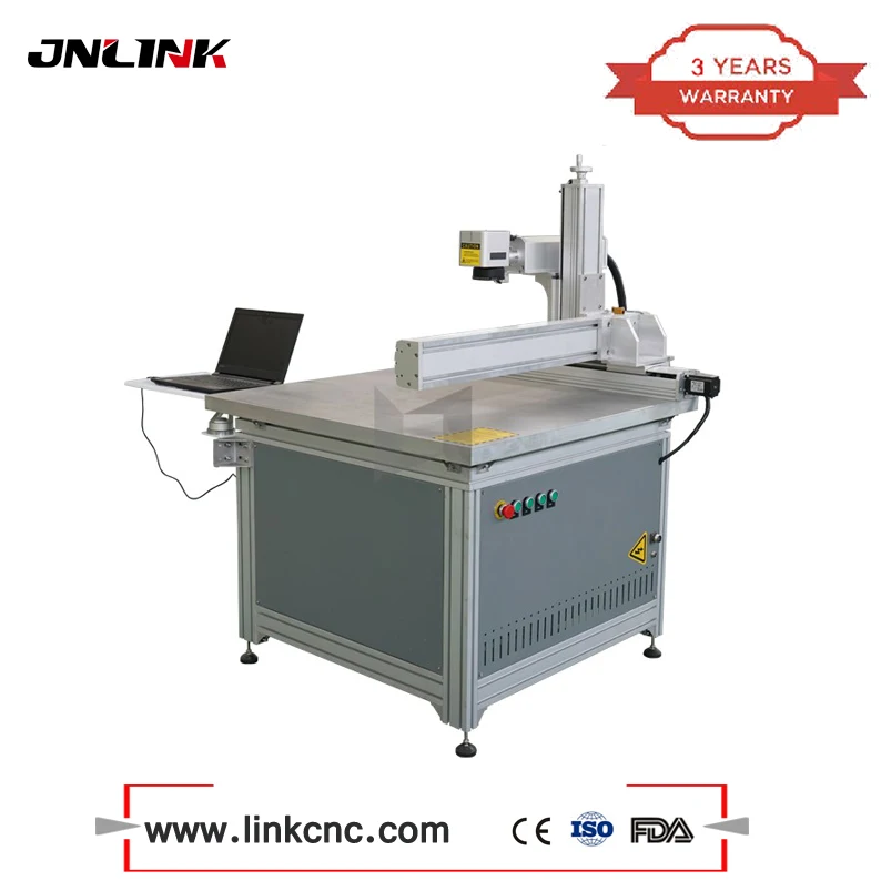 JNLINK Sliding rail big work size metal engraving fiber laser marking machine | Инструменты