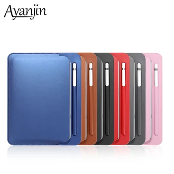 

New PU Sleeve Liner Bag For Apple Ipad Mini 1 2 3 4 5 7.9 inch Case Mini1 Mini2 Mini3 Mini4 Mini5 Slim Funda Cover With Pen Slot