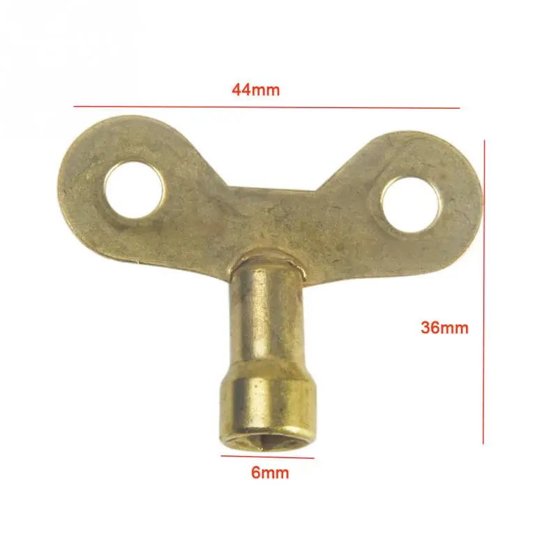 

1 Pair Brass Radiator Keys Bleed Hole Plumbing Faucet Special Lock Square Socket Bathroom Supply