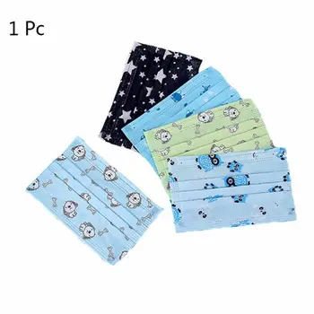 

Random Color 3 Level Cartoon Printing Dustproof Non-woven Face Mask Children Protective Masks 1 Pc M89F