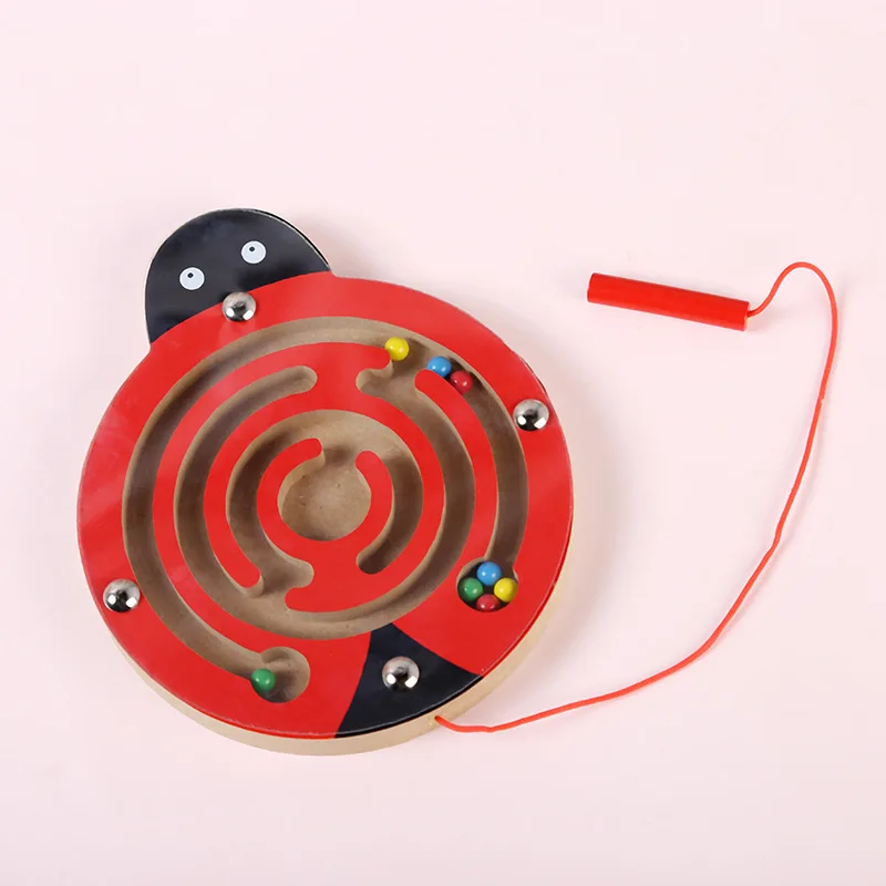  Creative Maze Roll-on Children'S Educational Toy Kindergarten Teaching Aids Ring Ball Bearing Game  - 4000211308509