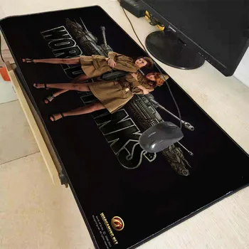 

XGZ World of Tanks Large Gaming Mouse Pad Gamer Locking Edge Keyboard Mat Desk mat Washed pad for CS GO LOL Dota Game